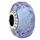 Pandora Wellenförmiges Lavendelblaues Murano-Glas Charm Silber 798875C00