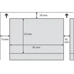 SIGEL Visitenkarte hochweiß 600 Karten perf. DP939 Format 85x55mm 200g
