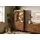 Massivmoebel24 Vitrine Akazie 90 x 42 x 190 cm Beige