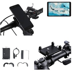 K-S-Trade für Huawei Enjoy 20 5G Smartphone-Halterung, (Handyhalterung das Fahrrad Halter Lenkstange Fahrradhalterung) schwarz