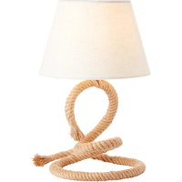 Brilliant Tischlampe Sailor Weiß-Natur