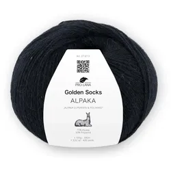 PRO LANA Sockenwolle Golden Socks Alpaka - schwarz
