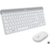 Logitech Mk470 Kabellose Tastatur Und Maus - White