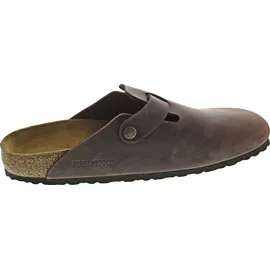 Birkenstock Boston Nubukleder geölt schmal habana 38