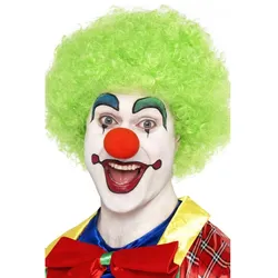 Fröhliche Clownsperücke Grün - OS