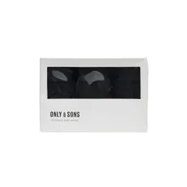 Only & Sons ONSFITZ SOLID BLACK TRUNK schwarz S 3er Pack