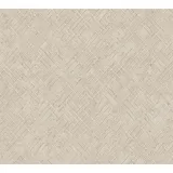 A.S. Création AS-Creation Vliestapete Grafisch Metalliceffekt Strukturiert Creme Silber