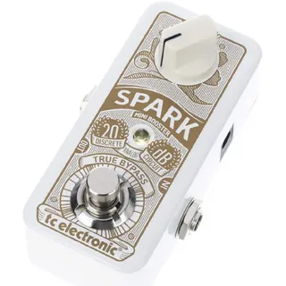 TC Electronic SPARK MINI BOOSTER Ultrakompaktes Booster-Pedal mit PrimeTime-Schaltung und vollständig analogem Design
