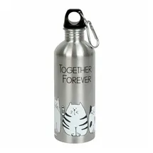 Könitz Cool Bottle Funny Cats Silber 0,6 l