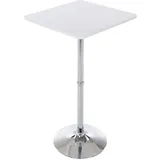 CLP Stehtisch quadratisch 60 x 60 cm Weiß