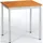 Sodematub Arbeitstisch 70 x 60 x 74 cm braun
