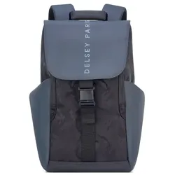 Delsey Paris Securflap Rucksack RFID 45 cm Laptopfach schwarz tarnung