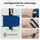 CASARIA Sonnenliege 150 x 60 x 100 cm Blau