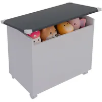 VCM Holz Sitztruhe Sitzbank Truhe Bosula M