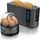 Arendo Langschlitz-Toaster Grau