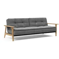 Innovation Living Schlafcouch Stoff 2-Sitzer Grau