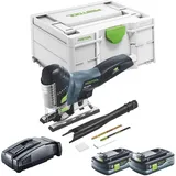 Festool CARVEX PSC 420 EB-Basic Pendelstichsäge 18 V 120 mm + 2x Akku 4,0 Ah