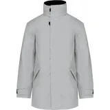 Kariban Herren Parka Kapuzenparka Regenmantel Isolierjacke Winterjacke, Größe:L, Farbe:Snow Grey - Grau - L