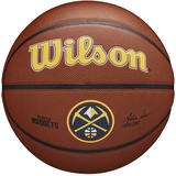 Wilson Basketball TEAM ALLIANCE, DENVER NUGGETS, Indoor/Outdoor, Mischleder, Größe: 7