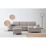 OTTO products Ecksofa Polyester 2-Sitzer Beige