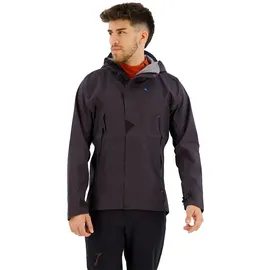 Klättermusen Asynja Regenjacke Herren Schwarz/Grau S