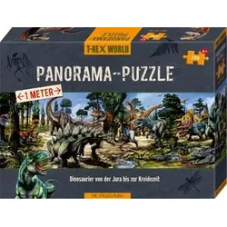 DIE SPIEGELBURG 17548 Panorama-Puzzle T-Rex World (250 Teile)