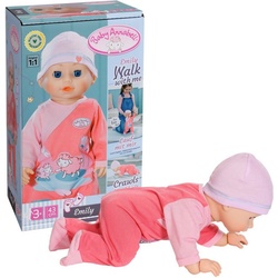 Baby Annabell Babypuppe Emily Lauf mit mir, 43 cm, mit Soundfunktion rosa