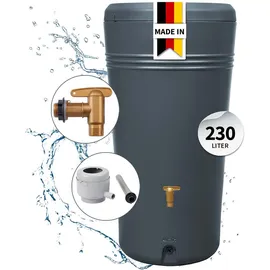 4rain Azura Regentonne 230 l grau