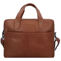 Greenburry Fiorentina Aktentasche Leder 37 cm Laptopfach  braun