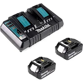 Makita Power Source Kit 18 V Li-Ion 2 x 6,0 Ah + DC18RD Ladegerät 199484-8