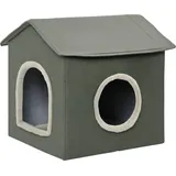 PawHut Katzenhaus Polyester BxLxH: 43,5x39x40,5cm (D30-630V00GY)