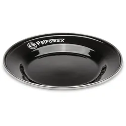 Petromax Emaille Teller 2 Stück Schwarz 26 cm