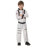 Wilbers Kostüm Weltraum Astronaut Kostüm Karneval Raumfahrt Jungen Kostüm NASA weiß 140 | 140