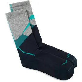Buff Merino Lightweight Crew Sock 1 Blau 36-38