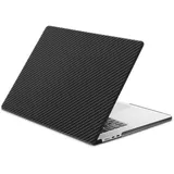 Black Rock Hama Hülle für MacBook Air M2 2022 13 Zoll (ultradünne Schutzhülle, Macbook Zubehör, Schutz, Case, Cover gegen Kratzer und Schmutz, Hartschale, Komplettschutz) Carbon