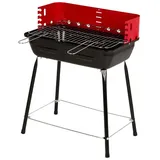 Aktive Grill rot/schwarz