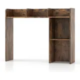 Costway Aktenregal 94 x 25 x 74 cm braun