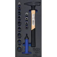 BGS Werkstattwageneinlage 1/3: Locheisen-Satz, Hammer 15 teilig