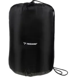 TRIZAND 21084 2-in-1-Schlafsack, 210 cm, schwarz - Schwarz/Grau