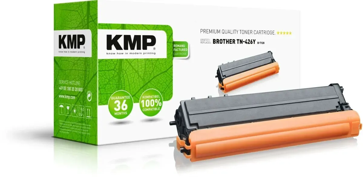 KMP 1266,0009 Tonerkartusche 1 Stück(e) Kompatibel Gelb