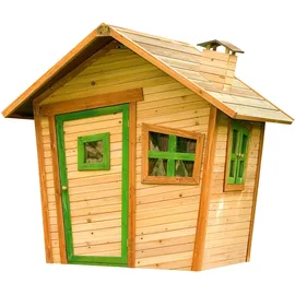 Axi Spielhaus Alice 144 x 146 x 157 cm Braun/Grün
