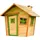 Axi Spielhaus Alice 144 x 146 x 157 cm Braun/Grün