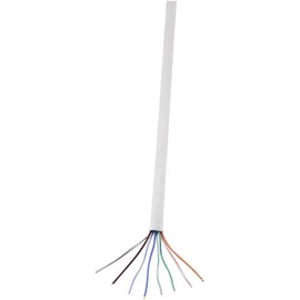 TRU Components Netzwerkkabel CAT 5e U/UTP 4 x 2 x 0.14mm2 Weiß 100 m