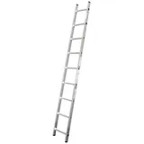 KRAUSE Anlegeleiter »CORDA«, 9 Sprossen, Aluminium - silberfarben