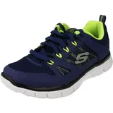 Jungen Skechers Freizeit Memory Foam Schnürer Turnschuhe Flex Vorteil 95521