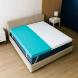 The White Stone Topper 140 x 190 cm H2 Memory Foam