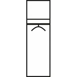 WIMEX Drehtürenschrank Multiraumkonzept 40 x 185 x 54 cm Holzoptik