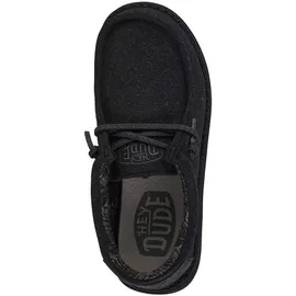 HEYDUDE Wally Moccasin Schwarz 30