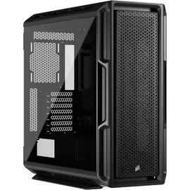 Corsair 5000T Mid-Tower ATX PC-Gehäuse – Abnehmbare Front- und Dach-Luftstrompaneele, Geräumiges Interieur, ASUS BTF, MSI Project Zero, Gigabyte Project Stealth – Schwarz