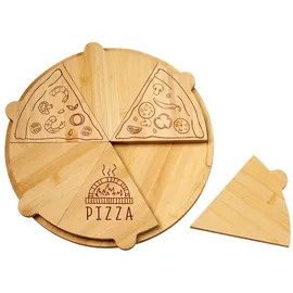 KESPER Pizza-Teller 36x36 cm beige 7er Set